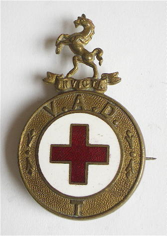WW1 Kent Voluntary Aid Detachment VAD badge
