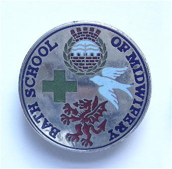 Bath School of Midwifery nurses hospital badge