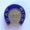 Victorian 1893 Gatwick Racecourse Horse Racing Club Badge.