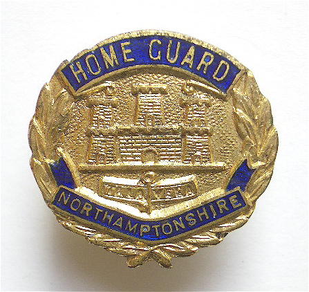WW2 Northamptonshire Regiment home guard battalion badge