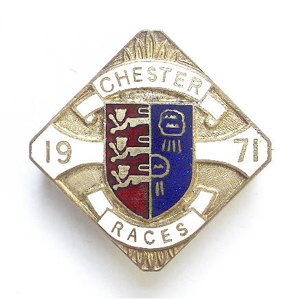 1971 Chester Races Horse Racing Club Badge.