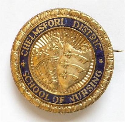 Chelmsford District school of nursing hospital badge