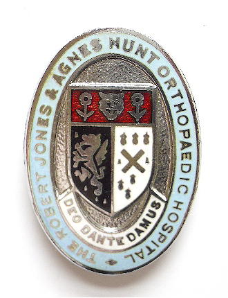 The Robert Jones & Agnes Hunt Orthopaedic Hospital nurses badge