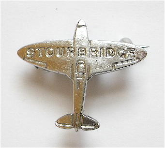 WW2 Stourbridge Spitfire fundraising badge