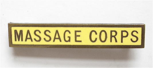 WW1 Almeric Paget Military Massage Corps nurses title badge