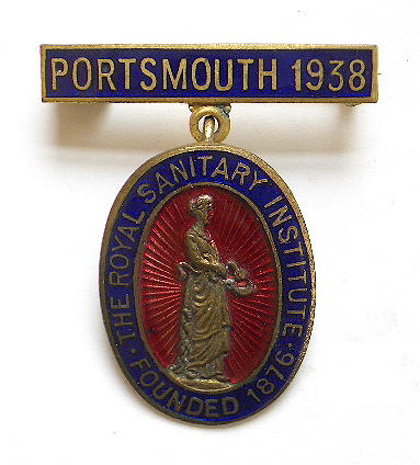 Royal Sanitary Institute Portsmouth 1938 congress badge