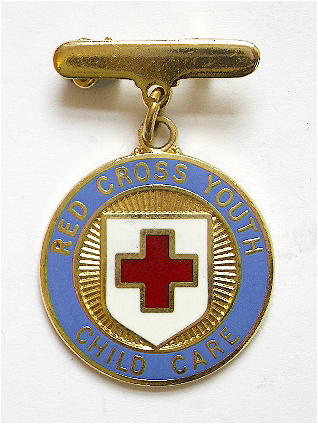 Red Cross youth child care badge