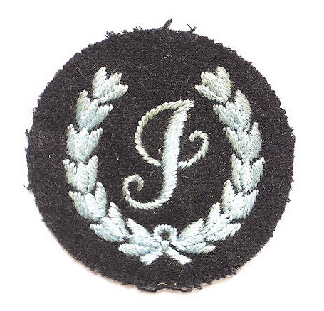 WW2 Civil Defence Instructor cloth uniform badge