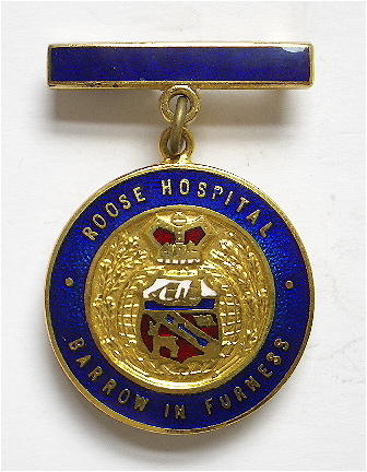 Roose Hospital Barrow in Furness nurses badge