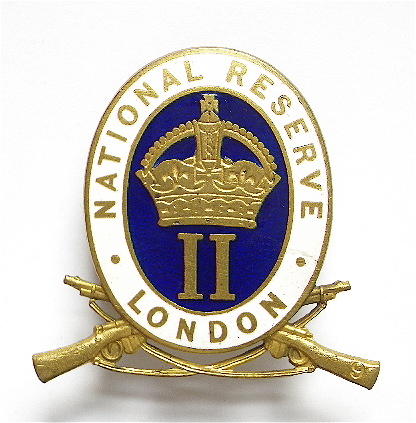 WW1 National Reserve Class II Fulham London badge