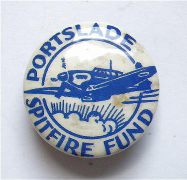 WW2 Portslade Spitfire fundraising badge