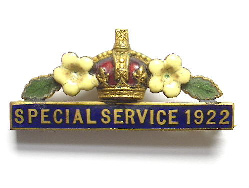 1922 Primrose League special service badge