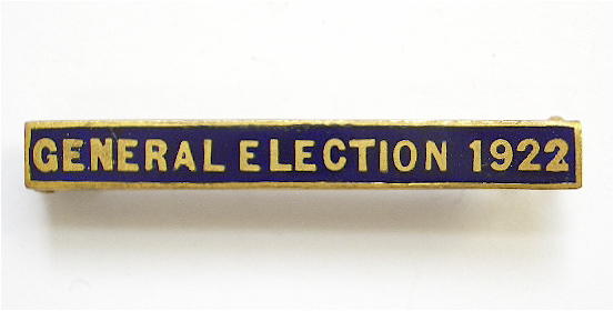 Primrose League General Election 1922 badge