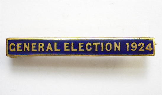 Primrose League General Election 1924 badge