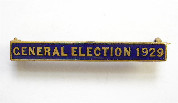 Primrose League General Election 1929 badge