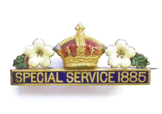 1885 Primrose League special service badge