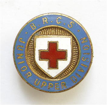 British Red Cross Society junior upper division badge