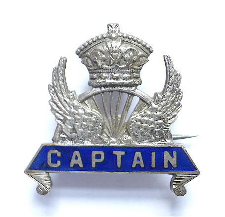 Victorian Cycling Club, Winged Bicycle Wheel Captain's Badge.