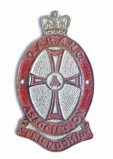 Queen Alexandras Royal Army Nursing Corps motor car grill badge