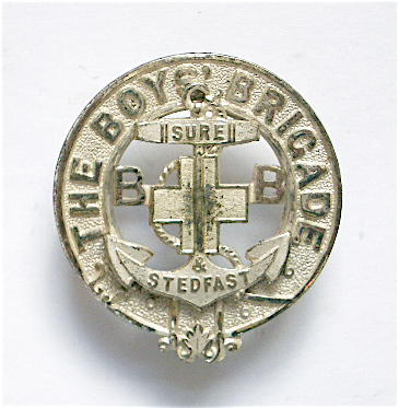 Boys Brigade officers droop peak small pattern cap badge