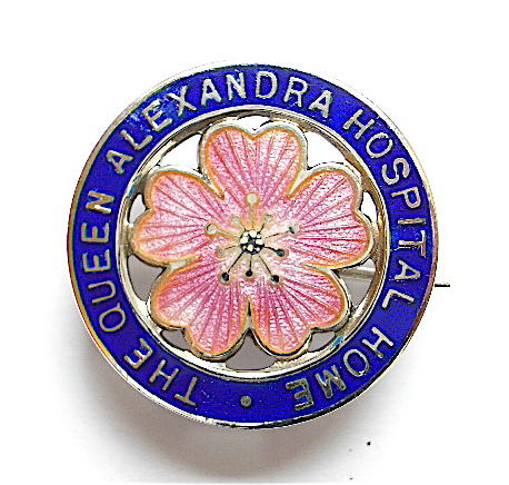 The Queen Alexandra Hospital Home 1926 silver nurses badge
