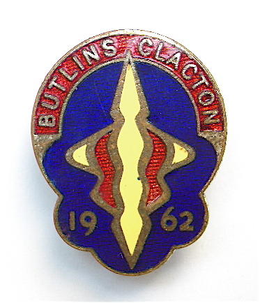 Butlins 1962 Clacton holiday camp lantern badge