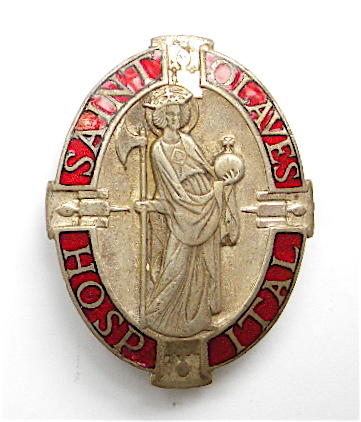 St Olaves Hospital London nurses badge