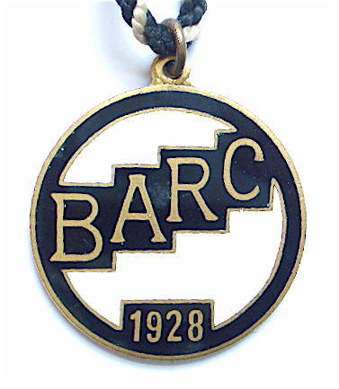Brooklands Automobile Racing Club 1928 BARC members badge