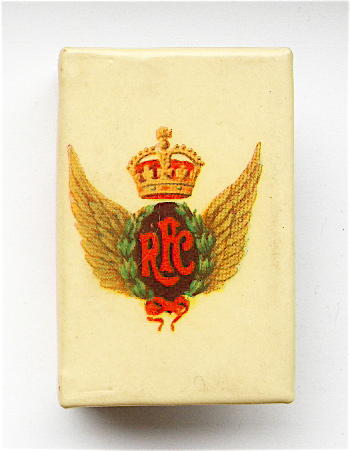 WW1 Royal Flying Corps RFC Matchbox Cover.