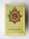WW1 Army Service Corps Souvenir of the Great War Matchbox Cover, United Allies Flags Great Britain, France, Belgium, Italy, Russia & Japan.