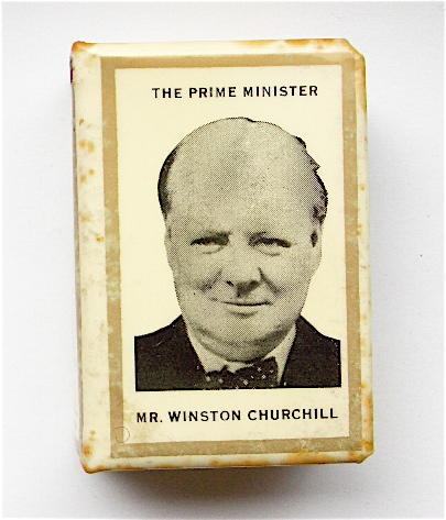 WW2 Winston Churchill matchbox cover