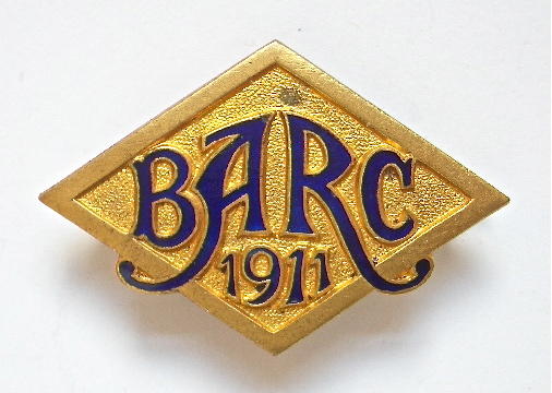 Brooklands Automobile Racing Club 1911 BARC badge