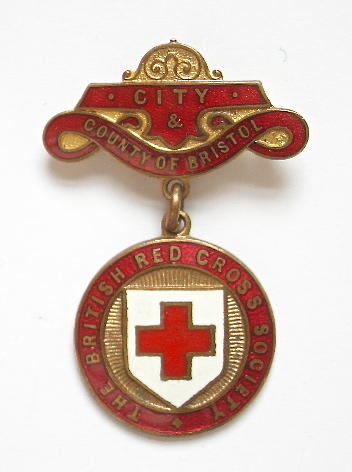 British Red Cross Society City & County of Bristol badge