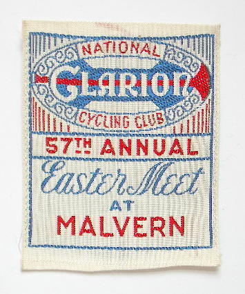 National Clarion Cycling Club 57th annual Easter meet cloth badge