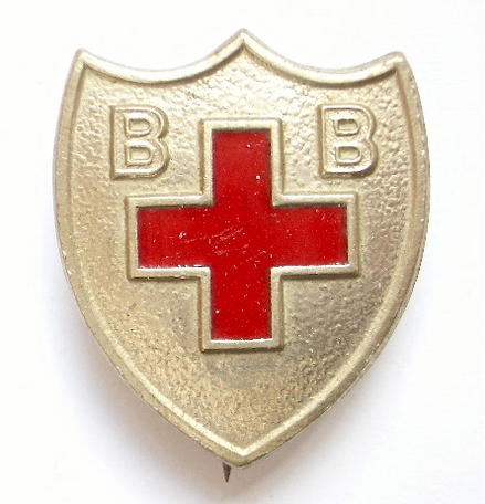 Boys Brigade ambulance proficiency badge vitreous enamel Miller