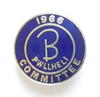 Butlins 1966 Pwllheli holiday camp committee badge