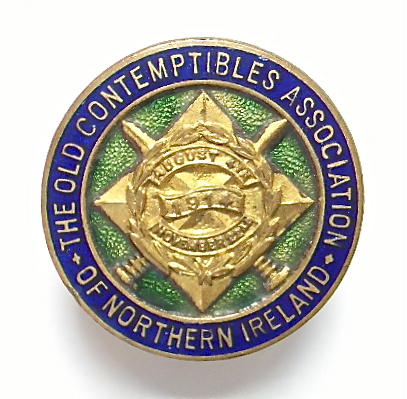 The Old Contemptibles Association of Northern Ireland 1914 Star badge