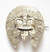 Queen Victoria 1887 Jubilee silver horseshoe badge