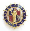 Clark's College enamel school crest badge