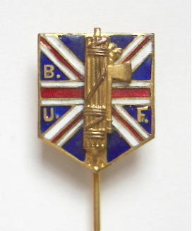 British Union of Fascist 2nd pattern membership badge c1934 to 1940 