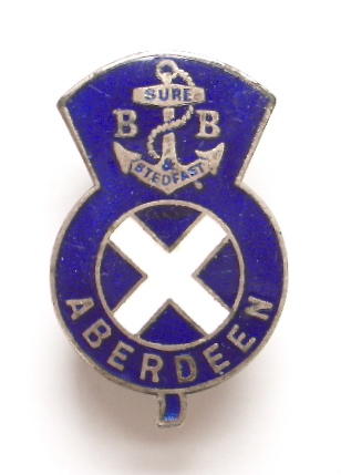 Boys Brigade 1905 Aberdeen council badge