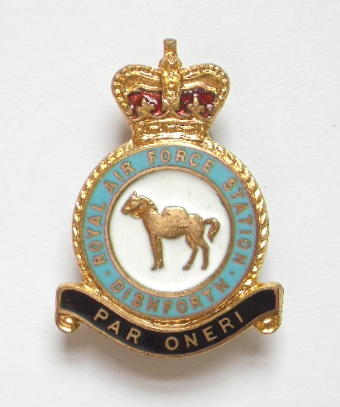 Royal Air Force Station Dishforth badge c1950s by Miller.