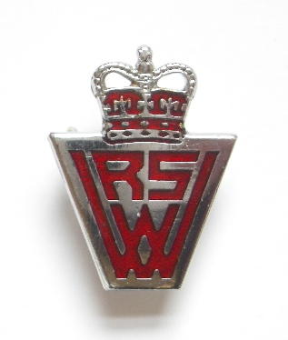 WRVS Womens Royal Voluntary Service badge
