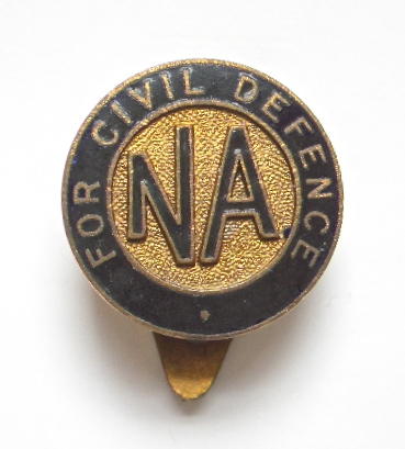 WW2 National Association For Civil Defence membership badge