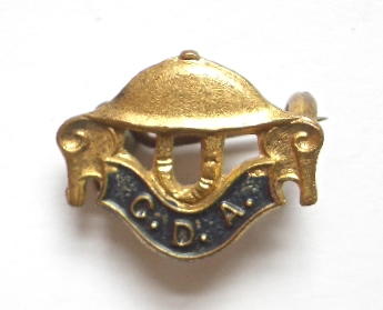 Civil Defence Association CDA pin badge 