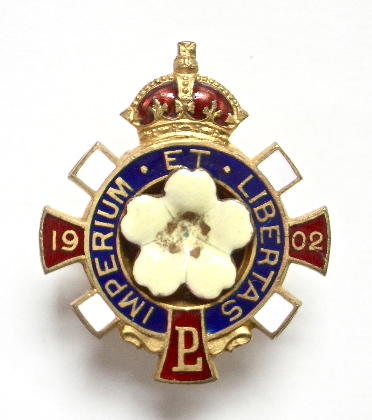 Primrose League King Edward VII 1902 Coronation badge