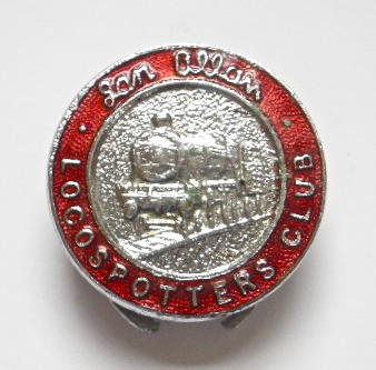 Ian Allan Locospotters Club railway buttonhole badge