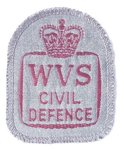 WVS Civil Defence womens voluntary services post 1953 cloth badge