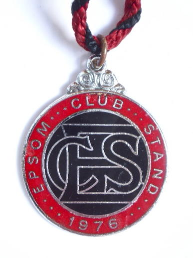 1976 Epsom horse racing club badge
