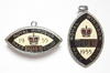 1955 Royal Windsor horse racing club badge pair